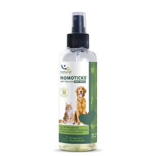 Natural Remedies Nomoticks Anti Tick & Flea Body Spray for Dogs & Cats, 175 mL