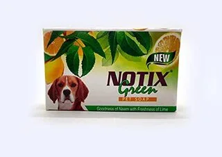 Notix Green Pet Soap Goodness of Neem with Freshness of Lime, 75 gm