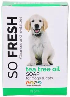 Tea Tree Oil So Fresh Soap For Dogs and Cats to Repels fleas and ticks 75g