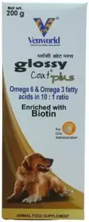 Venworld Glossy Coat Plus - 200 g, enriched with Biotin