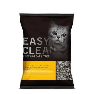 Super Easy Clean Fresh Scented Bentonite Premium Cat Litter, 5L (Lemon)