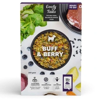 Goofy Tails Buff & Berry Fresh Food for Dogs and Puppies 200g