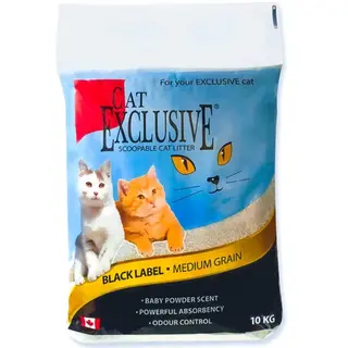Intersand Cat's Exclusive Sodium Bentonite Sand & Baby Powder Scented Cat Litter, 10 kg