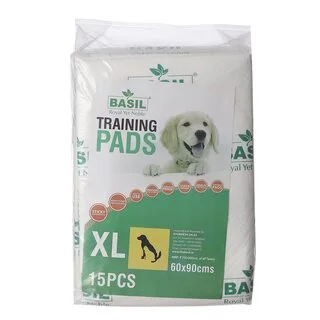 Basil Training Pads with Leak Proof Size - XL & 60x90 Cms for All Pets