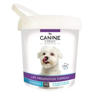 Canine Creek Pup Booster - Puppy Weaning Diet for All Breeds, 300g