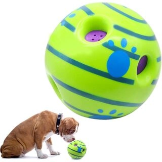 Wobble Wag Giggle Ball Dog Cat Engoy Play Ball Rolling Shaken with Funny Sound Toy