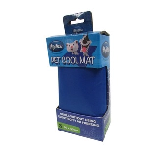 Pet Cool Mat Plain 30 x 40 cm Small, Blue color