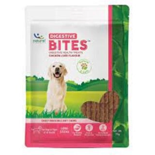 Natural Remedies  ( DIGESTIVE BITES DIGESTIVE HEALTH TREATS ) CHICKEN LIVER FLAVOUR  75 G