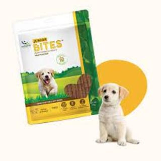 Natural Remedies  ( JUNIOR BITES ) PUPPY GROWTH TREATS ) MILK FLAOUR  75 G