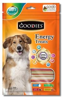 Goodies PS Trader 500 Gm ASSORTED Energy Treats Stick Shape Dog Treats For All Life Stages
