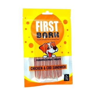 First Bark Chicken And Cod Sandwich