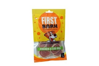 First Bark ( CHICKEN AND COD ROLL ) 70 G
