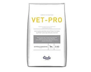 Vet pro Hypoallergenic Dog Food 3kg for Dogs with adverse Reactions to Food