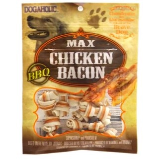 Dogaholic Chicken Bacon Bone BBQ Dog Treat
