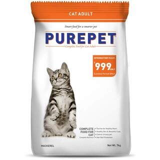 Purepet Chicken & Vegetable Puppy Dry Dog Food, 1.1kg   Mackerel Cat Adult,Dry, 7 Kg