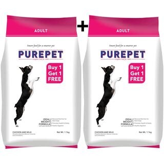 Purepet Chicken and Milk Adult Dry Dog Food