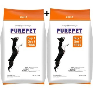 Purepet Fish and Rice Adult Food, 1.1 kg