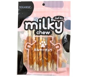 Dogaholic Milky Chew Chicken Stick Style: Dog Treats by For The Fur Kids (1 Pack)