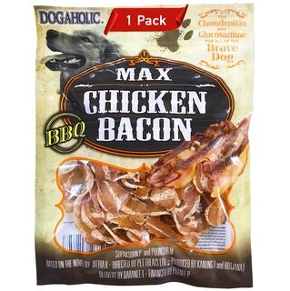 Dogaholic Max Chicken Bacon Strips BBQ Flavour (1 Pack)