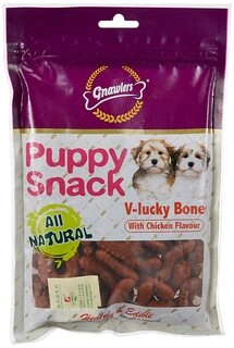 Gnawlers Chicken V-Lucky Bone Dogs Treat
