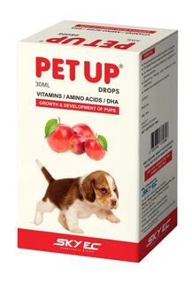 Skyec PETUP Syrup Pet Health Supplements || Healthy Immune System, Growth & Developments || Pet Syrup for Dogs & Pups 200ml