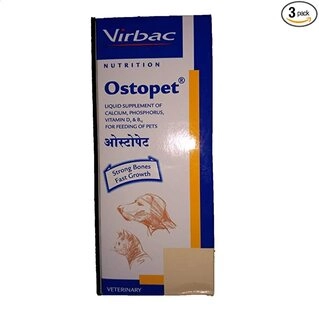 Virbac Nutrition Ostopet Calcium and Multivitamin Pet Supplement for Strong Bones and Fast Growth