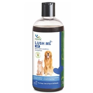 Natural Remedies Lush Me Up Mild Anti-Hairfall Shampoo for Dogs, Cats & Pups of All Breeds