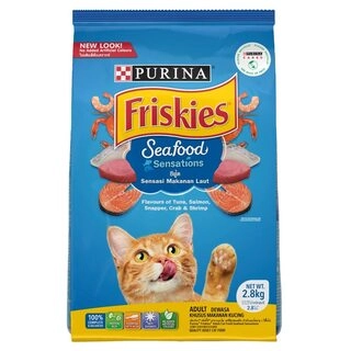 Purina Friskies Seafood Sensation Dry Adult Cat Food