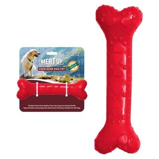 Toys Non-Toxic Rubber Dog Chew Bone Toy, Puppy/Dog Teething Toy (Medium) - 5 inches