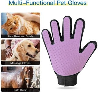 Pet Grooming Glove Hair Remover Brush Hair Removal Gloves Bathing Gloves Cats Dogs