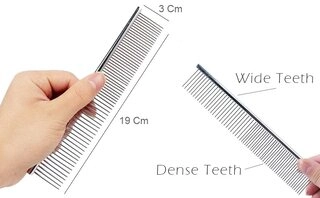 Stainless Steel Grooming Comb for Dog/Cats and Pets