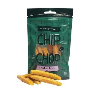 Chip Chops Chicken Fries Gourmet Dog Treat, Everyday Dog Snack, Easy to Digest Dog Treat, Rich in Protein and Nutrients Freeze-Dried Dog Treat, Suitable for All Dog Breeds- 100g