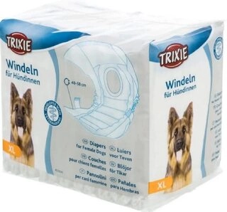 Trixie Diapers (Nappies) for Dogs, 12 Pieces