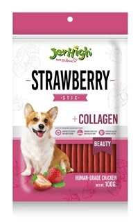 Jerhigh Strawberry Stix 100gm pack of 3