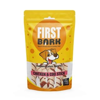 FirstBark Chicken Jerky Dog Treats pack of 3