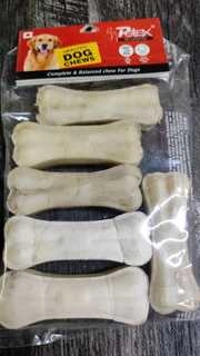 White Bones 3 Inch, 6 Bones, Healthy Dog Chews
