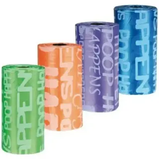 Trixie Poop Bags 80 No, 4*20 size, Multicolor