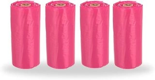 Trixie Poop & Pet Trash Bags, 4 Rolls, Single Color, 80 nos, 4*20 size