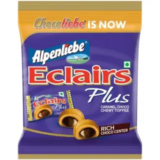 Eclairs Plus Rich Choco Center 136Gm