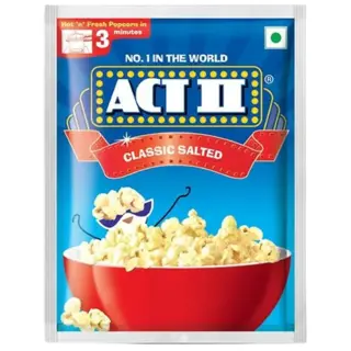 Classic Salted Popcorn 60Gm+12Gm