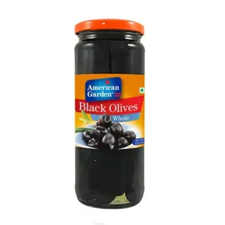 Black Olives Whole 450Gm