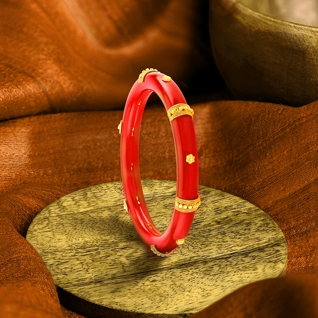 Fashion Trends Tanishq 22 Karat Gold Pola Bangle