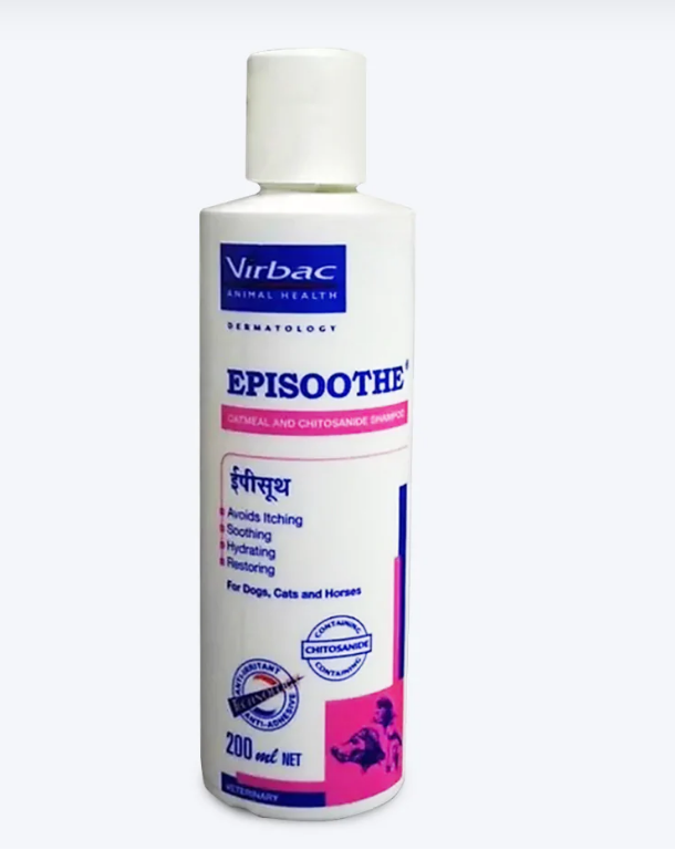 Virbac Episoothe Dog & Cat Shampoo - 200 ml