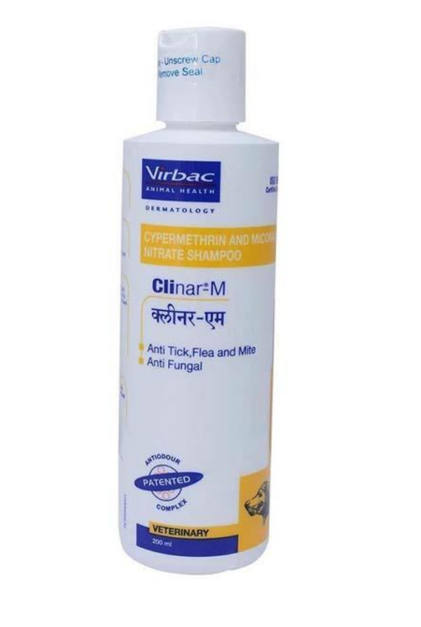 Virbac Clinar-M Anti-Tick Dog Shampoo 200 ml
