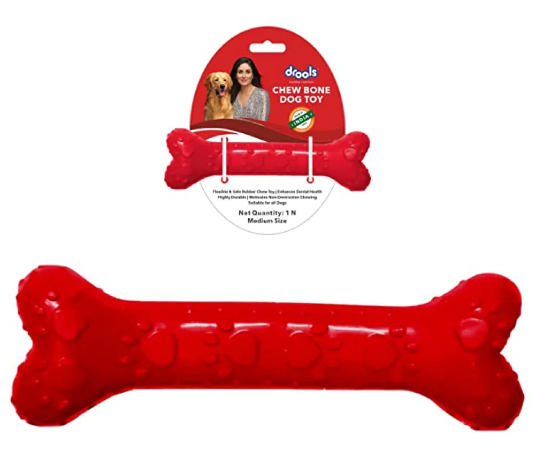 Toys Non Toxic Rubber Chew Bone Toy for Dogs