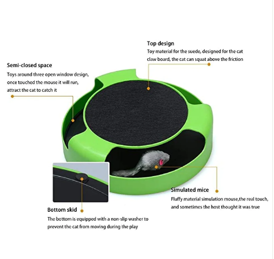 Wheel Scratcher Toy for Cats