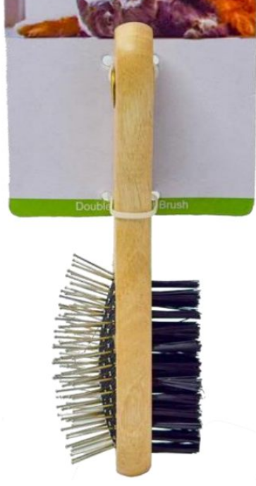 Wooden Large Pin Brush for Grooming Dogs and Cats