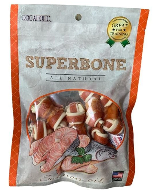 Super Bone Chicken Salmon Oil Dog Treat