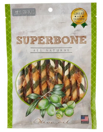 Dogaholic Super Bone Chicken Olive Oil Dog Treat