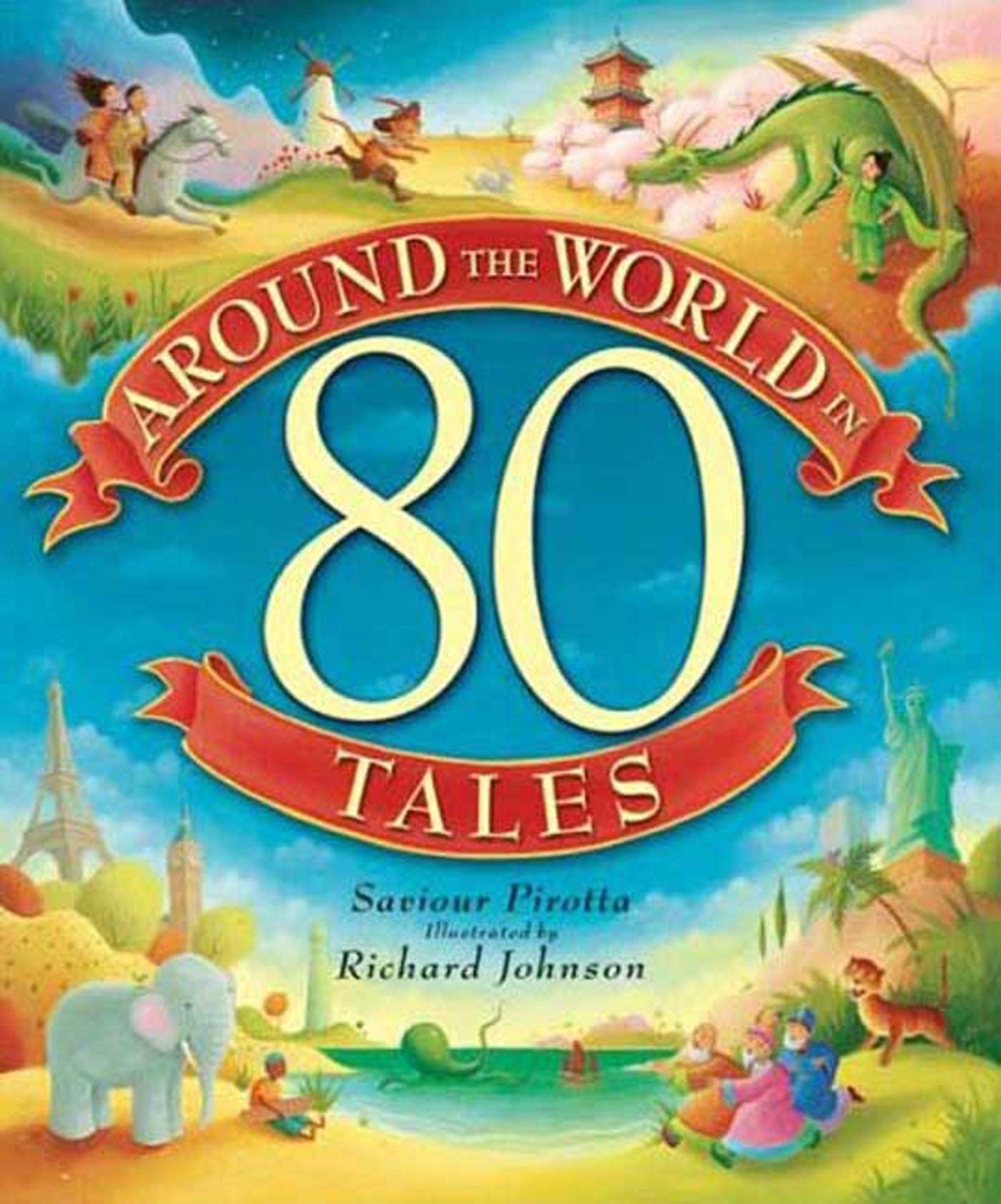 Around the World in 80 Tales (  Used,Hardcover good condition )